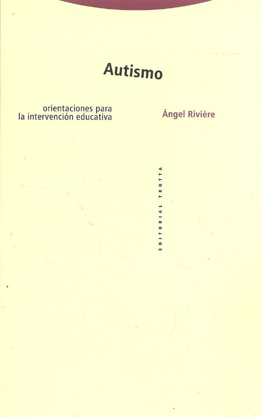 AUTISMO. ORIENTACIONES PARA LA INTERVENCION EDUCATIVA | ANGEL RIVIERE