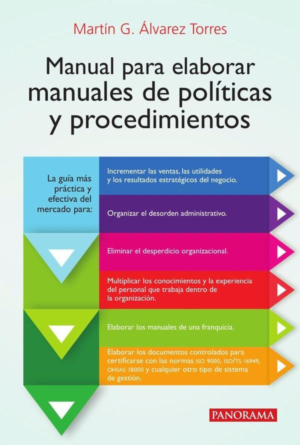 Manual para elaborar manuales de politica y procedimientos | Martinalvarez Torres