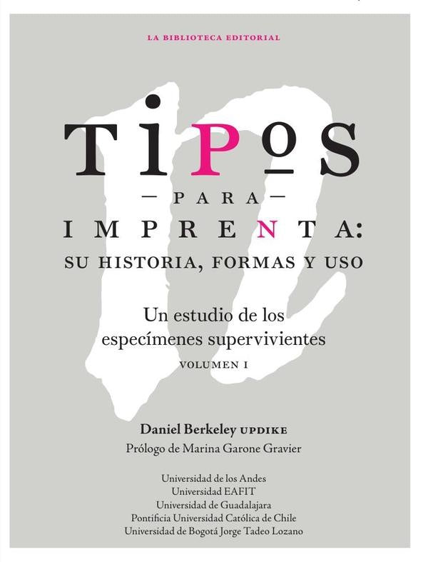 Tipos para imprenta | DanielBerkeley Updike