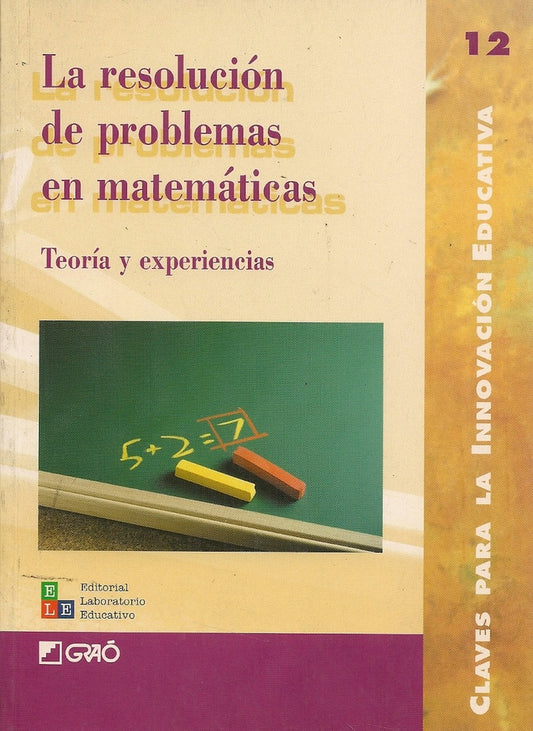 La resolucion de problemas en matematicas | M.TeresaBofarull Vidal