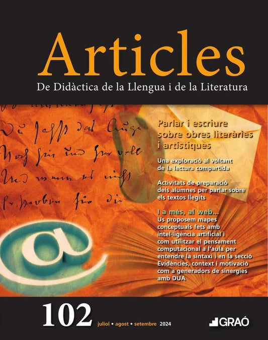 Parlar i escriure sobre obres liter?ries i artistiques - Articles  num. 102 | AA.VV. .