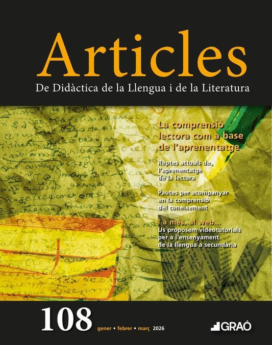 La comprensio lectora com a base per a laprenentatge - Articles - num. 108 | AA.VV. .