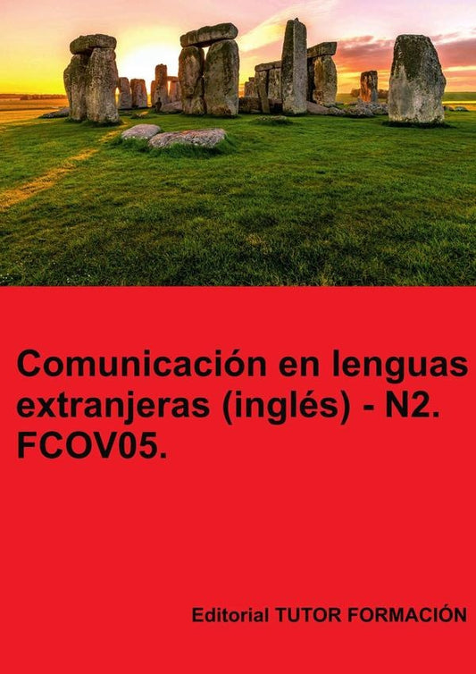 Comunicacion en lenguas extranjeras (ingles)  N2. FCOV05. | PaulaPulido Mendez