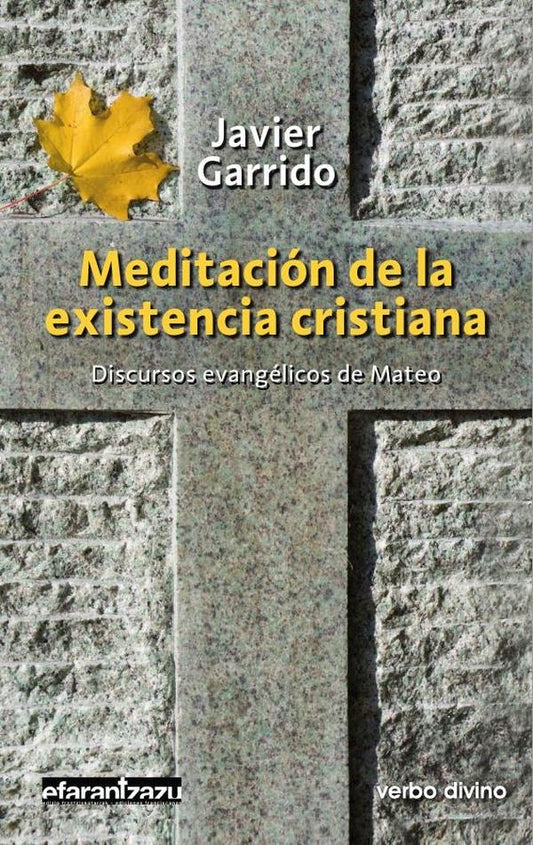 Meditacion de la existencia cristiana | JavierGarrido Goitia