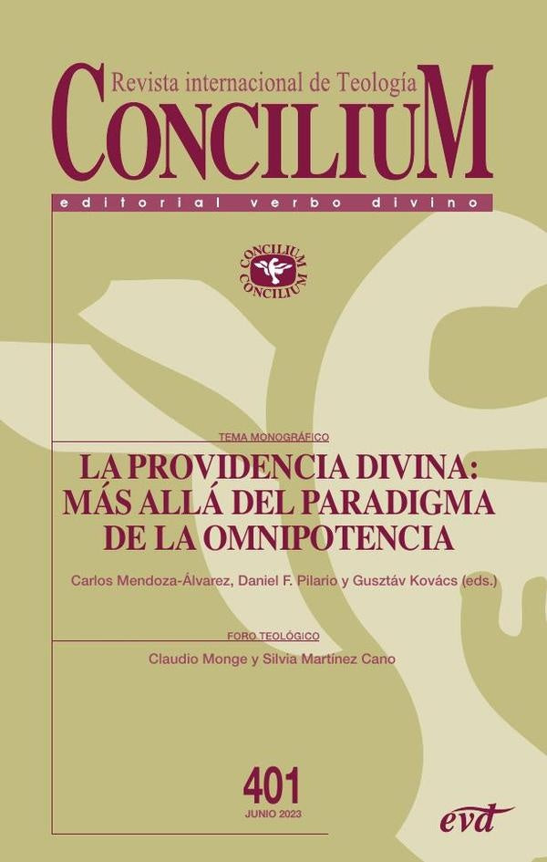 La providencia divina: mas alla del paradigma de la omnipotencia | Carlos Mendoza-alvarez