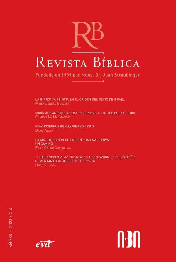Revista Biblica 2023/3-4 - A?o 85 | AsociacionBiblica ABA