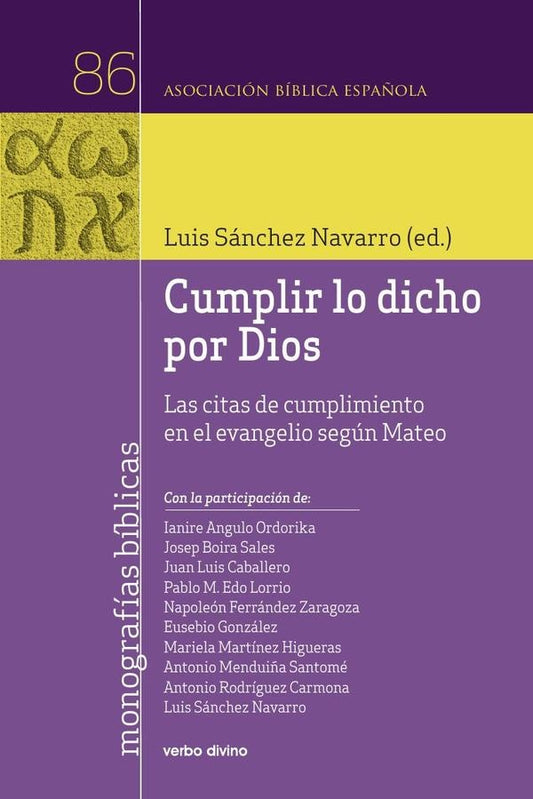 Cumplir lo dicho por Dios | LuisSanchez Navarro