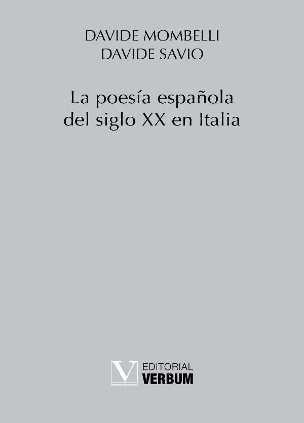 La poesia espa?ola del siglo XX en Italia | Davide Savio