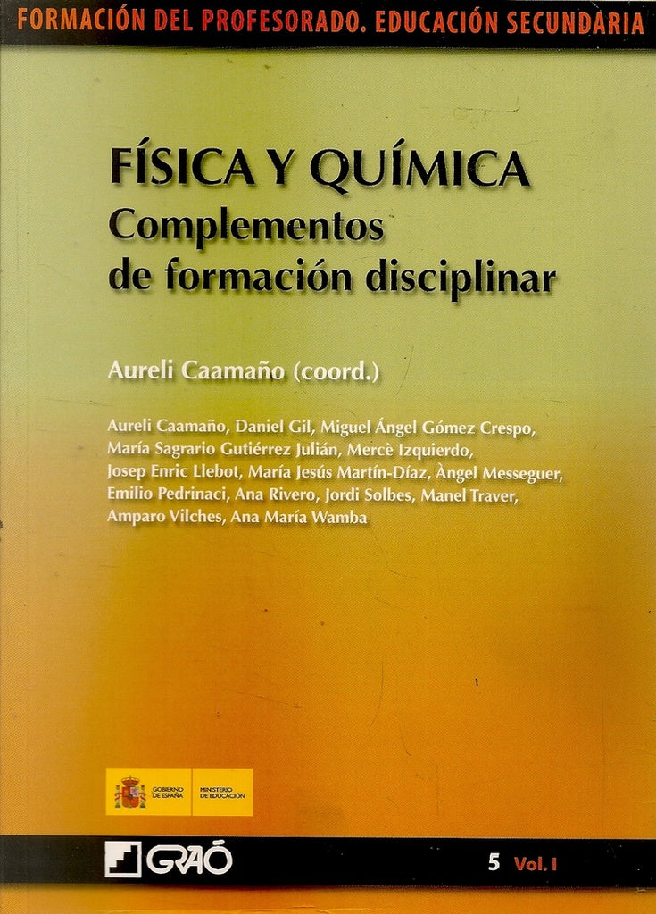 FISICA Y QUIMICA. COMPLEMENTOS DE FORMACION DISCIPLINAR | AURELI CAAMAÑO