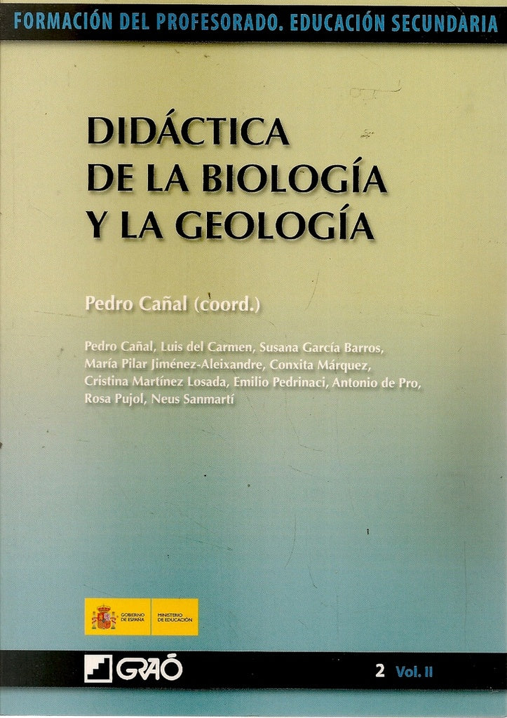 DIDACTICA DE LA BIOLOGIA Y LA GEOLOGIA | PEDRO CANAL