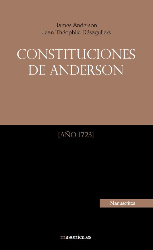 Constituciones de Anderson | Anonimo Anonimo