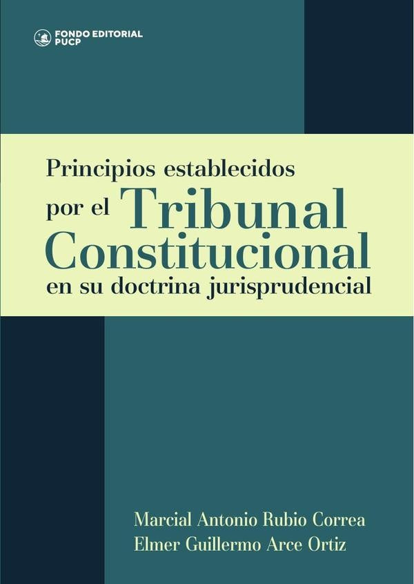 Principios establecidos por el tribunal constitucional en su doctrina jurisprudencial | MarcialRubio Correa