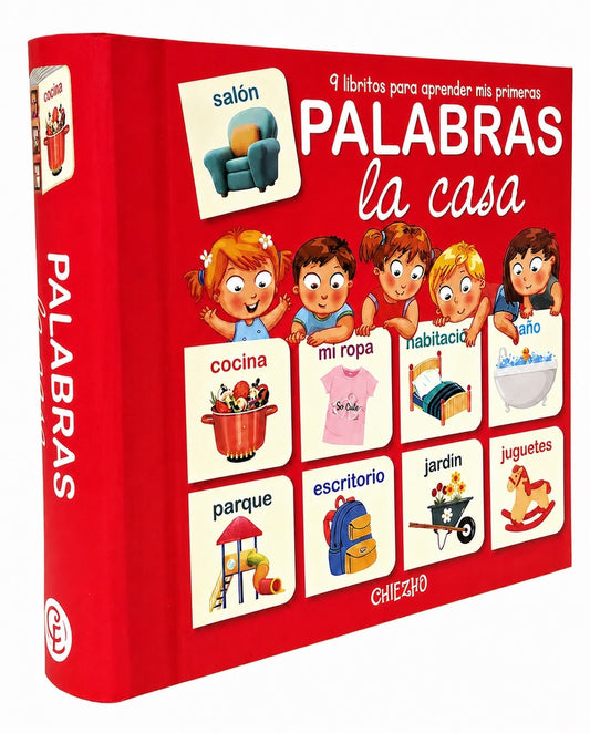 Palabras. La casa
 (estuche con 9 mini libro) | Varios autores
