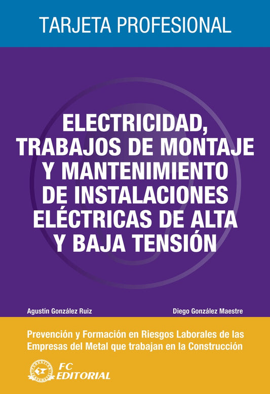 Electricidad, trabajos de montaje y mantenimiento de instalaciones electricas de alta tension | Diego Gonzalez Maestre