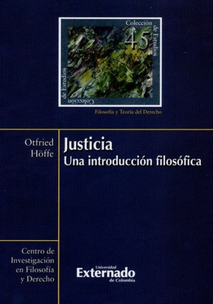 Justicia, una introduccion Filosofica N. 45 | H?ffe Otfried