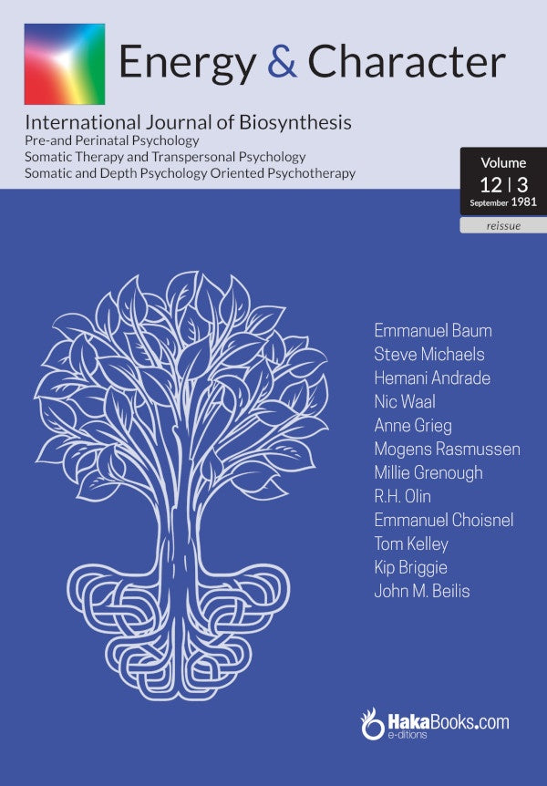 Revista Energy and Character Volumen 12-3 | David Boadella