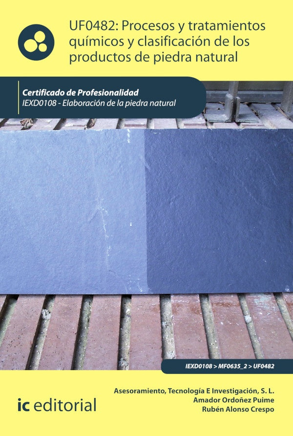 Procesos y tratamientos quimicos y clasificacion de los productos de piedra natural. IEXD0108 - Elab | Jessica Ingrid Pi?eiro Di Blasi