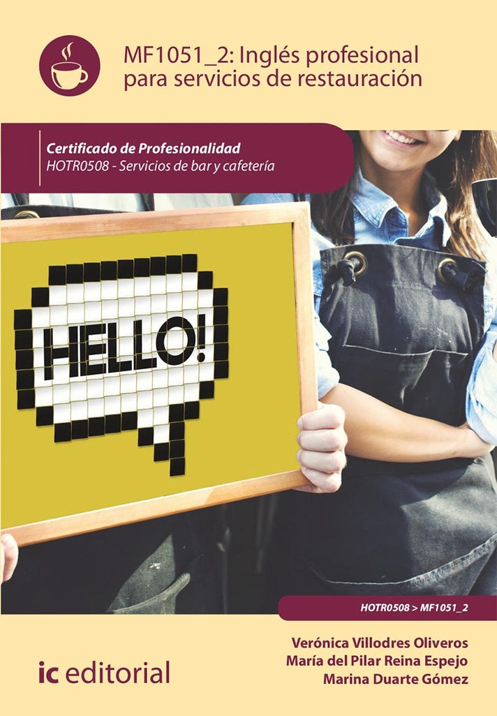 Ingles profesional para servicios de restauracion. HOTR0508 - Servicios de Bar y Cafeteria | Daniel Martin Castillo