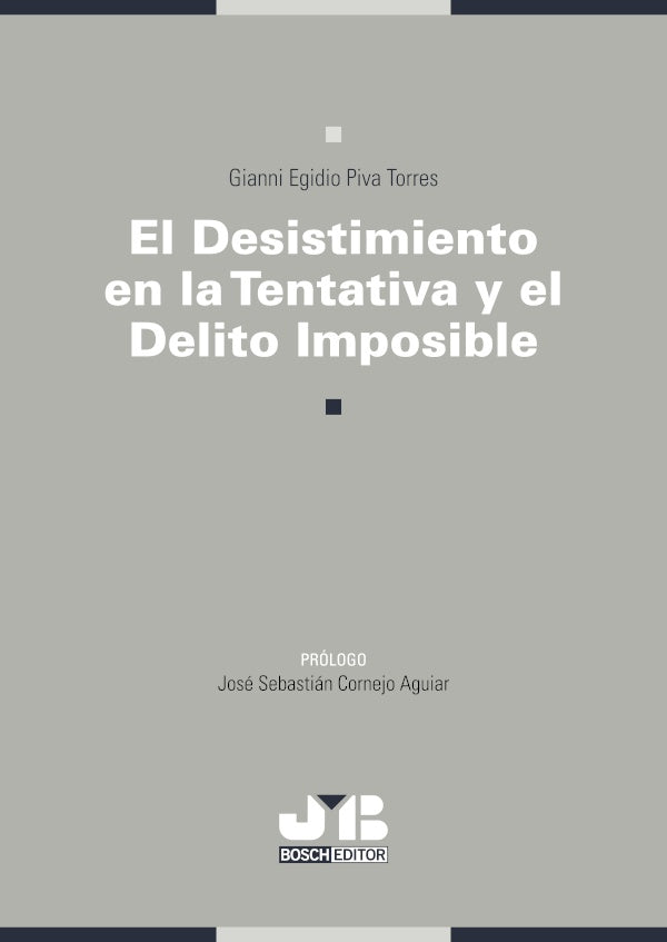 El desistimiento en la tentativa y el delito imposible | Gianni Egidio Piva Torres