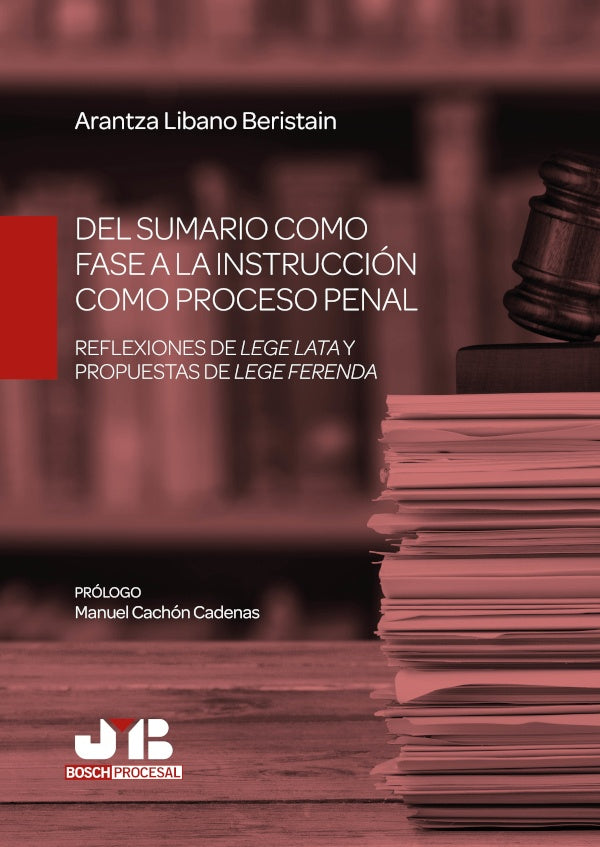 Del sumario como fase a la instruccion como proceso penal | Arantza Libano Beristain
