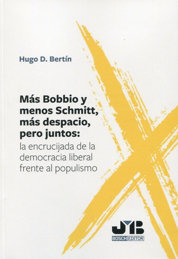 Mas Bobbio y menos Schmitt, mas despacio, pero juntos: | Hugo D. Bertin