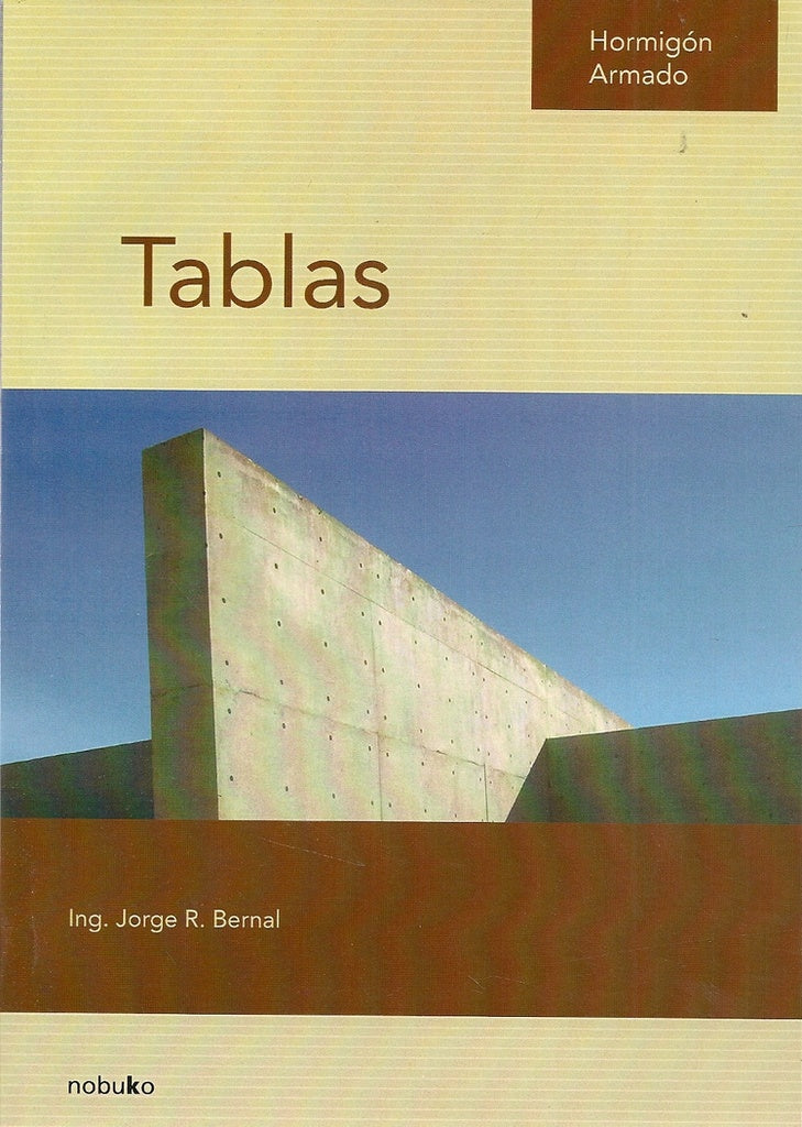 Hormigon armado: Tablas | Jorge Bernal