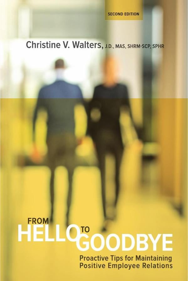 From Hello to Goodbye | Christine V. Walters