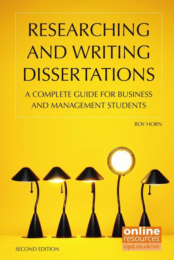 Researching and Writing Dissertations | Roy Horn