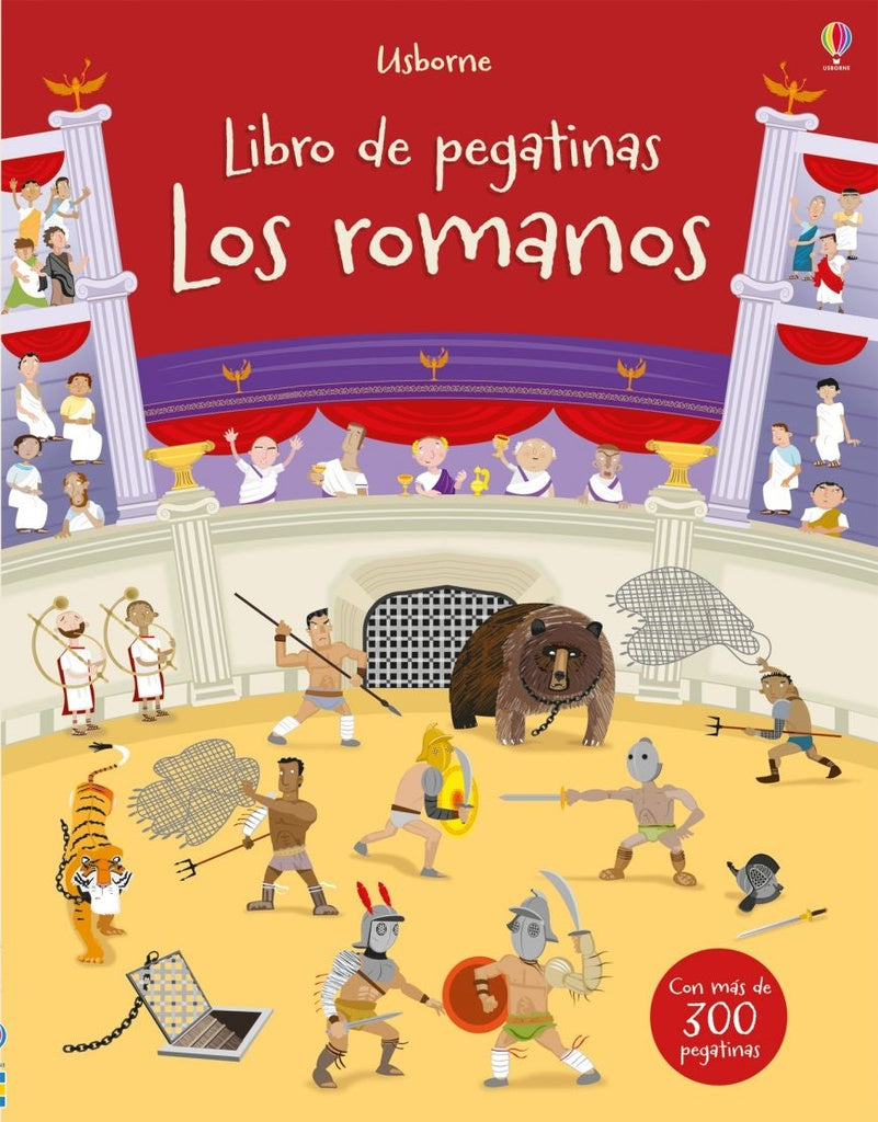 ROMANOS, LOS. LIBRO DE PEGATINAS | USBORNE