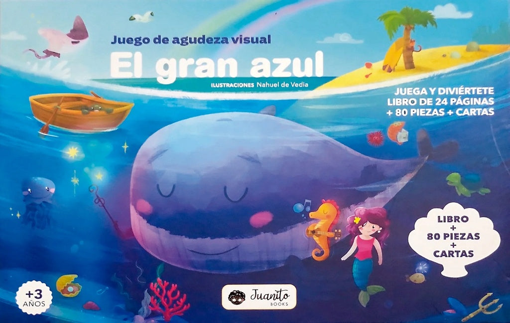 El gran azul. Juego de agudeza visual | JUANITO