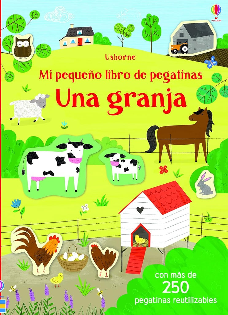 Una granja. Mi pequeño libro de pegatinas | USBORNE