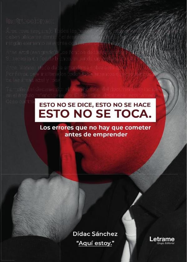 Esto no se dice, esto no se hace, esto no se toca | Didac Sanchez Jimenez