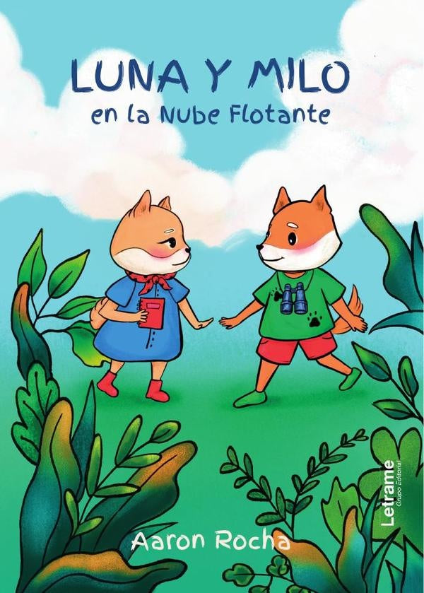 Luna y Milo en la nube flotante | Aaron Rocha Tavarez