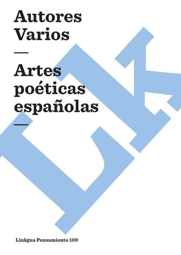 Artes poeticas espa?olas | Varios autores