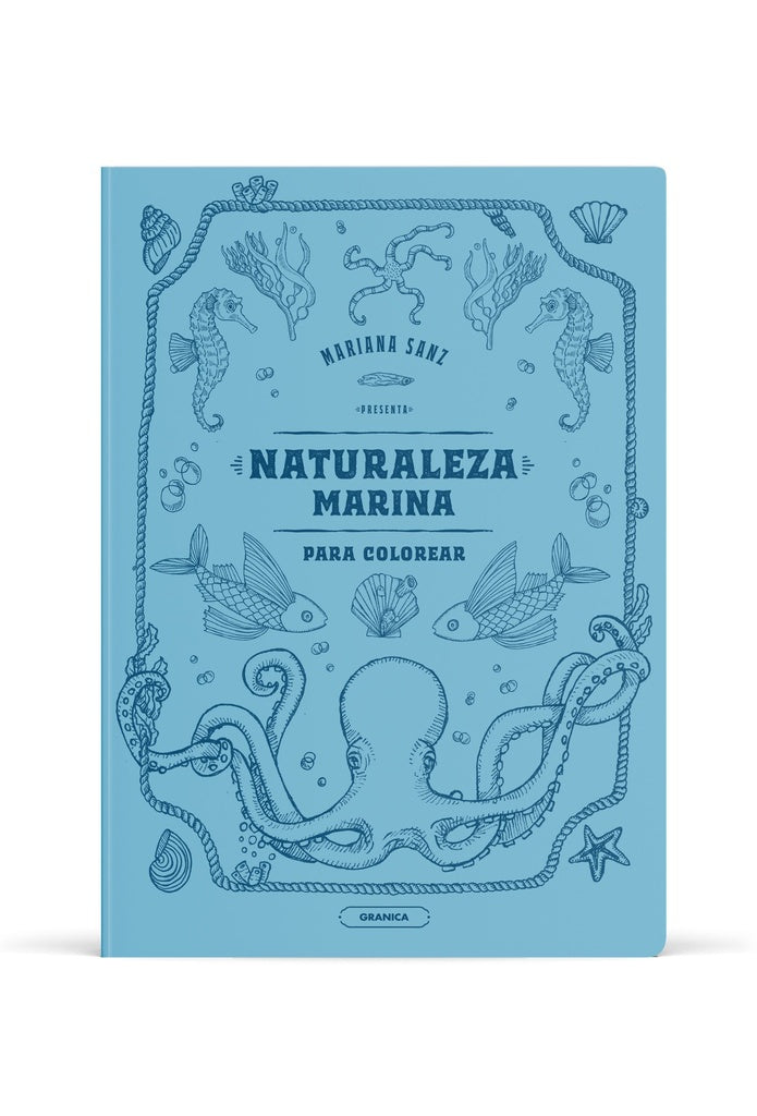 NATURALEZA MARINA PARA COLOREAR | MARIANA SANZ