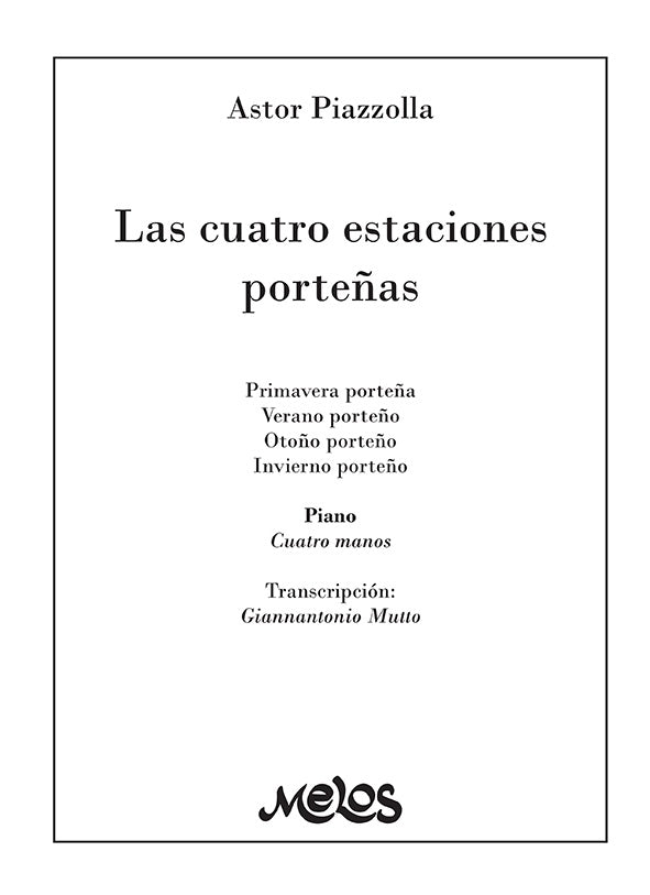MEL3408 - Las cuatro estaciones porte?as | Astor Piazzolla