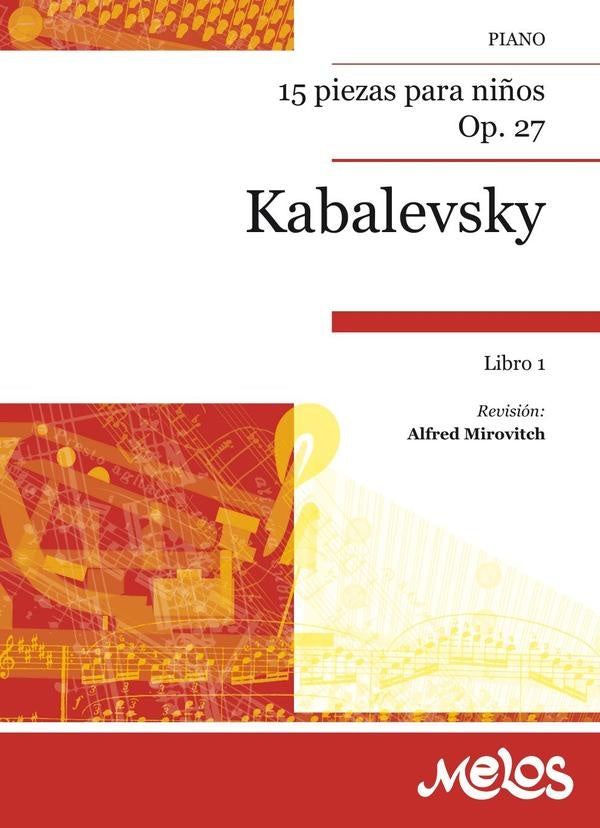BA12460 - 15 piezas para ni?os Op. 27 - Libro 1 | Dimitri Kabalevsky