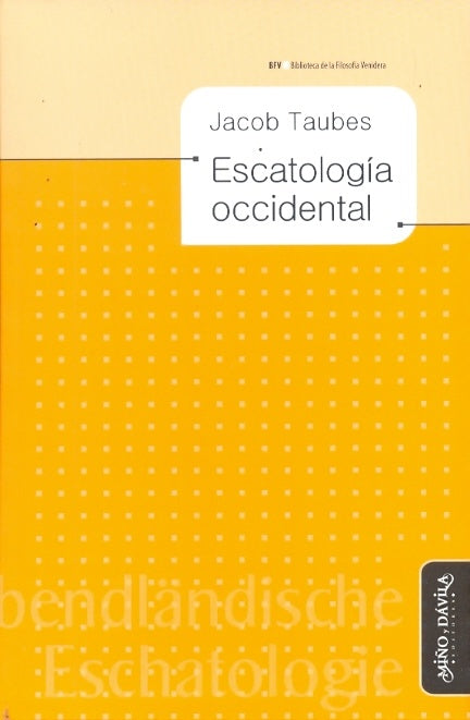 Escatologia occidental | Miguel Vedda