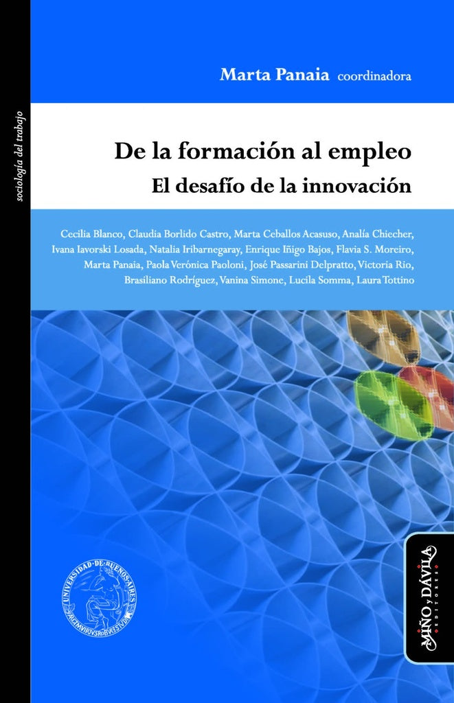 De la formacion al empleo. | Marta Panaia