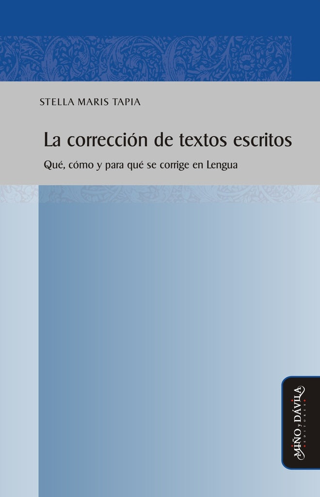 La correccion de textos escritos | Stella Maris Tapia