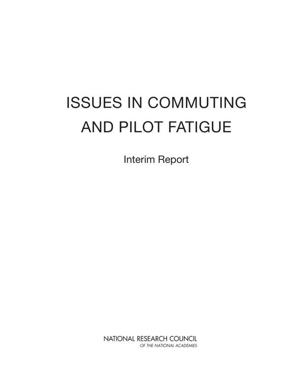 Issues in Commuting and Pilot Fatigue | HEINRICH / AA.VV. HOFFMANN