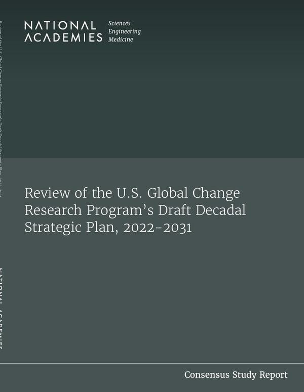 Review of the U.S. Global Change Research Programs Draft Decadal Strategic Plan, 2022-2031 | HEINRICH / AA.VV. HOFFMANN