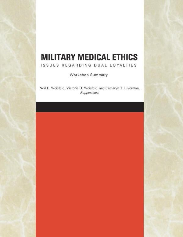 Military Medical Ethics | HEINRICH / AA.VV. HOFFMANN