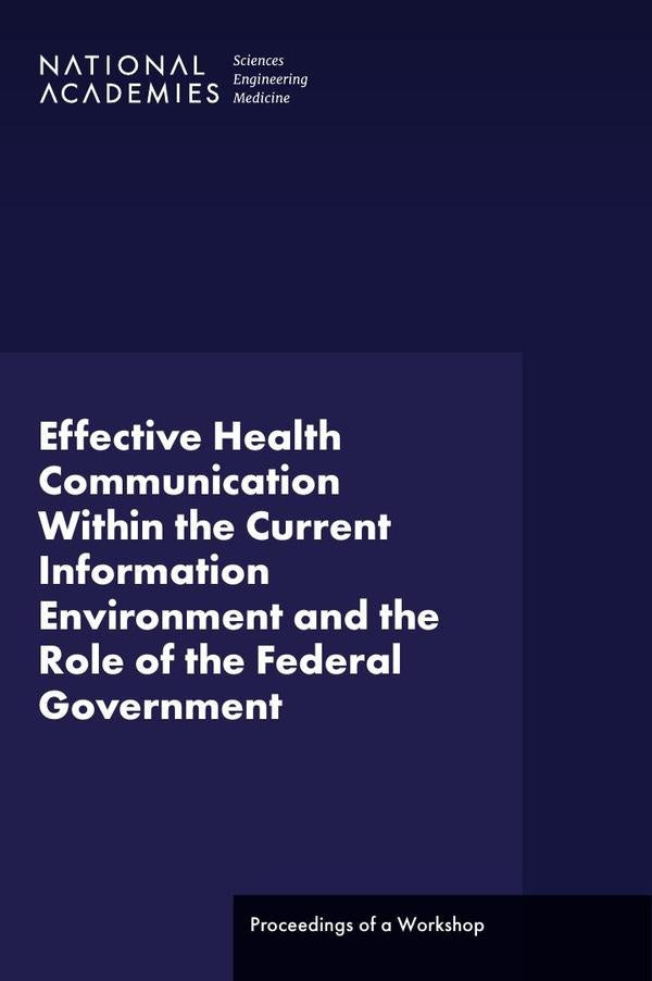 Effective Health Communication Within the Current Information Environment and the Role of the Federa | HEINRICH / AA.VV. HOFFMANN