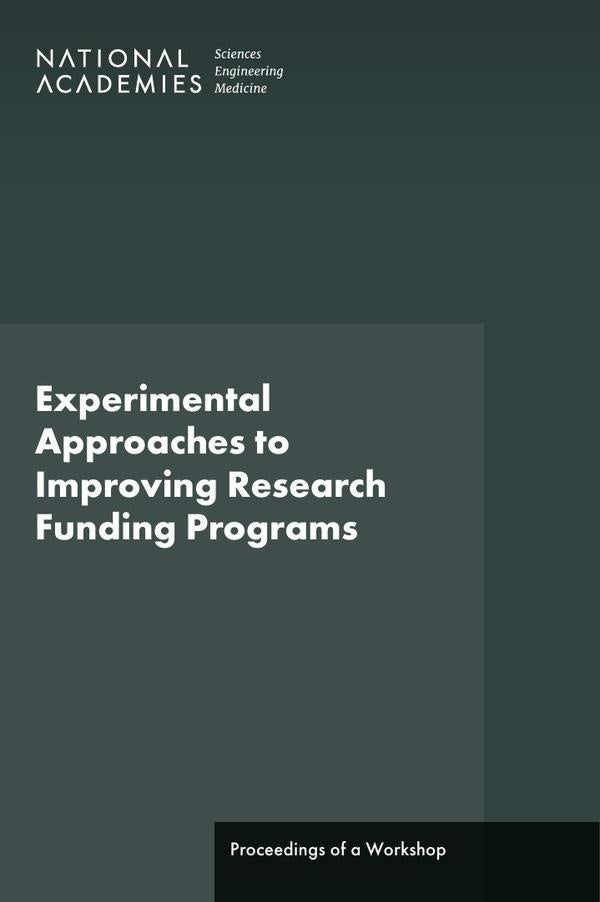 Experimental Approaches to Improving Research Funding Programs | HEINRICH / AA.VV. HOFFMANN