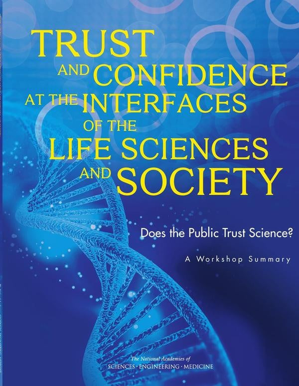 Trust and Confidence at the Interfaces of the Life Sciences and Society | HEINRICH / AA.VV. HOFFMANN
