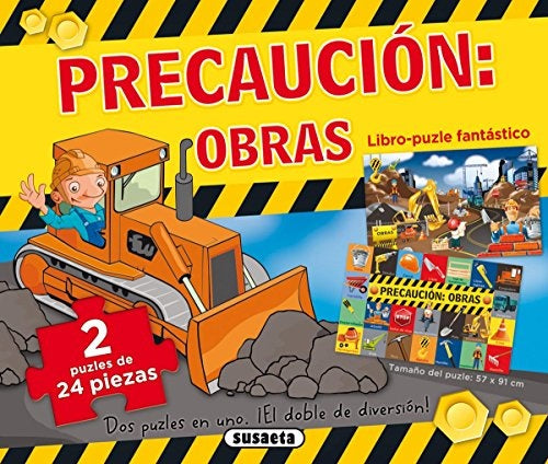 Precaución: Obras. Libro-puzle fantástico | Susaeta