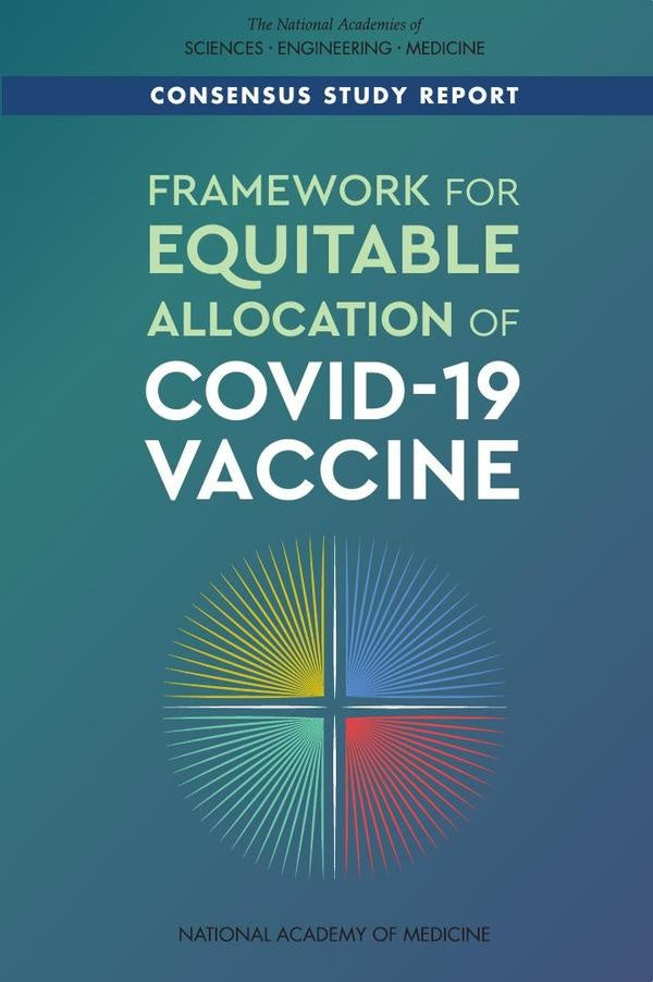 Framework for Equitable Allocation of COVID-19 Vaccine | HEINRICH / AA.VV. HOFFMANN