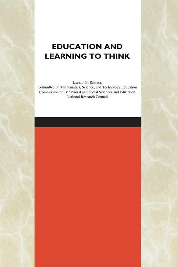 Education and Learning to Think | HEINRICH / AA.VV. HOFFMANN