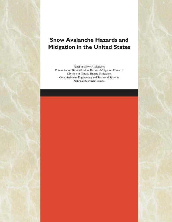 Snow Avalanche Hazards and Mitigation in the United States | HEINRICH / AA.VV. HOFFMANN